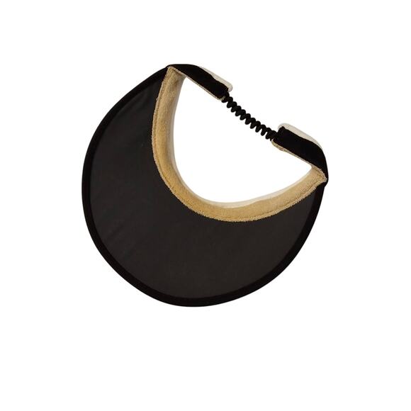 Vintage 1990s Imperial Hat Co Womens Golf Visor Indian Valley White Elastic Back - Picture 4 of 4